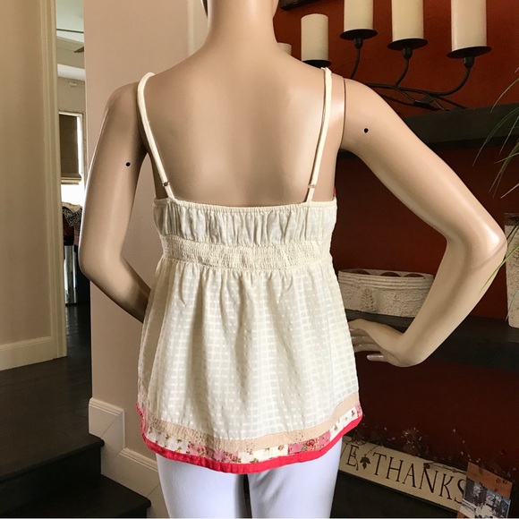 Pura Vida Embroidered Camisole Cotton Top Size Small - Picture 8 of 16